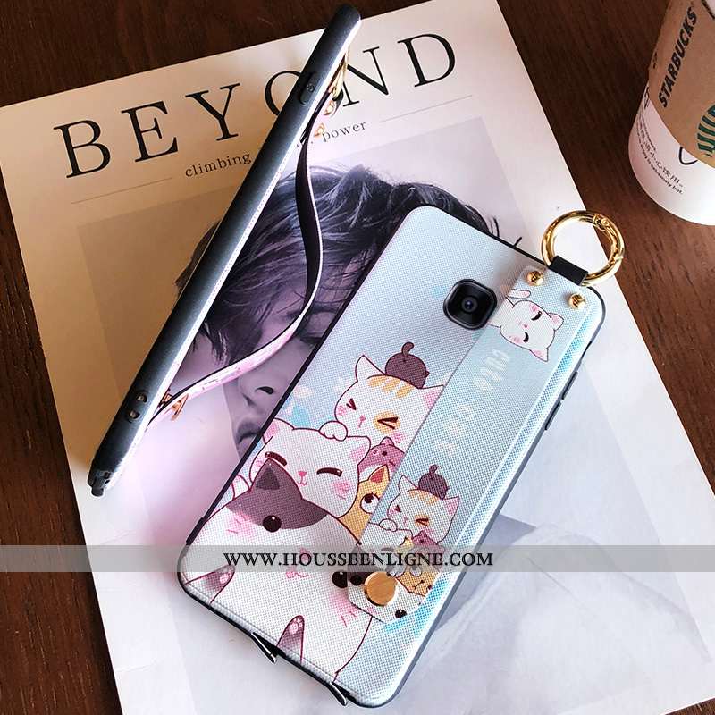 Coque Samsung Galaxy S7 Edge Mode Protection Étoile Dessin Animé Ornements Suspendus Net Rouge Rose