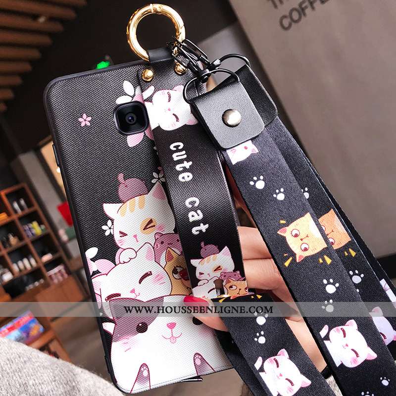 Coque Samsung Galaxy S7 Edge Mode Protection Étoile Dessin Animé Ornements Suspendus Net Rouge Rose