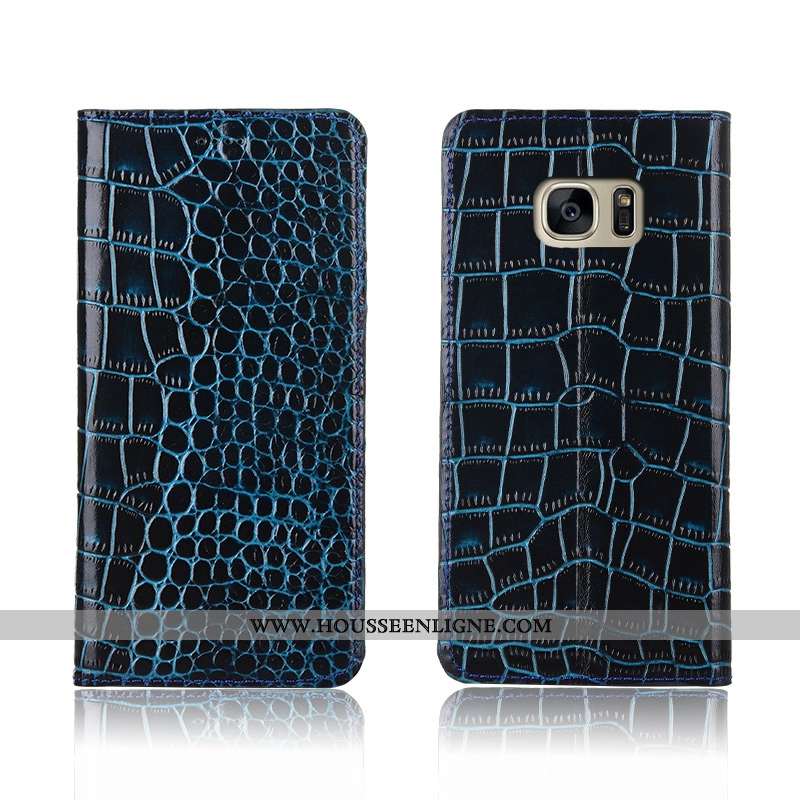 Coque Samsung Galaxy S7 Edge Silicone Protection Incassable Clamshell Nouveau Marron