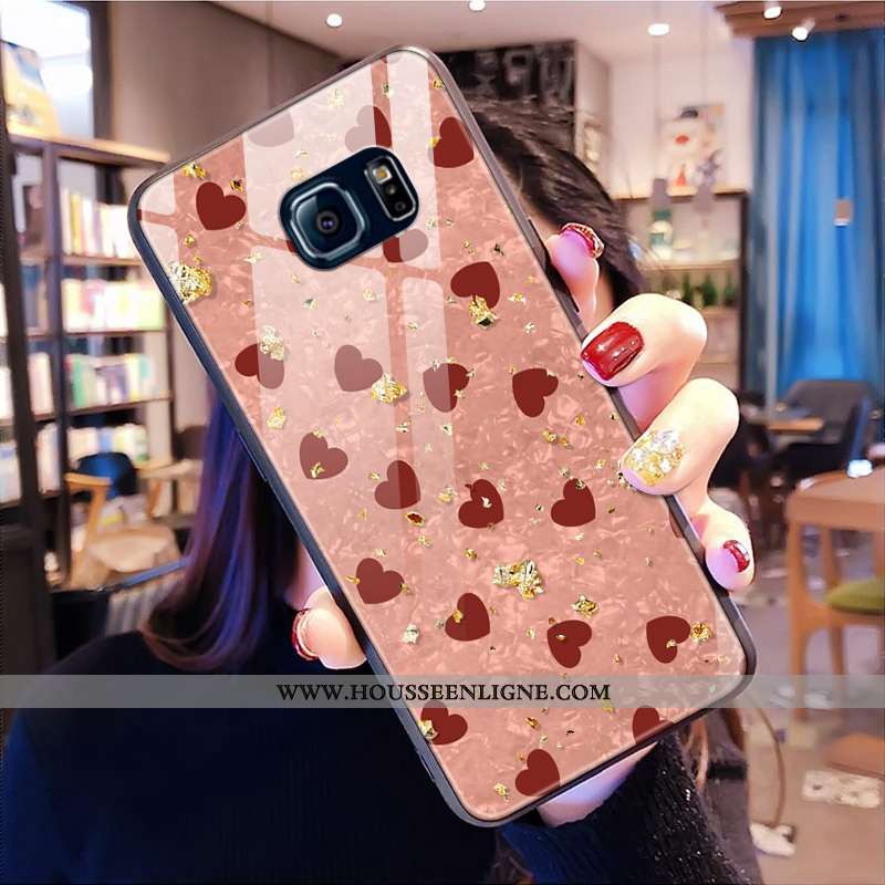 Coque Samsung Galaxy S7 Edge Silicone Protection Étui Étoile Verre Fluide Doux Blanche