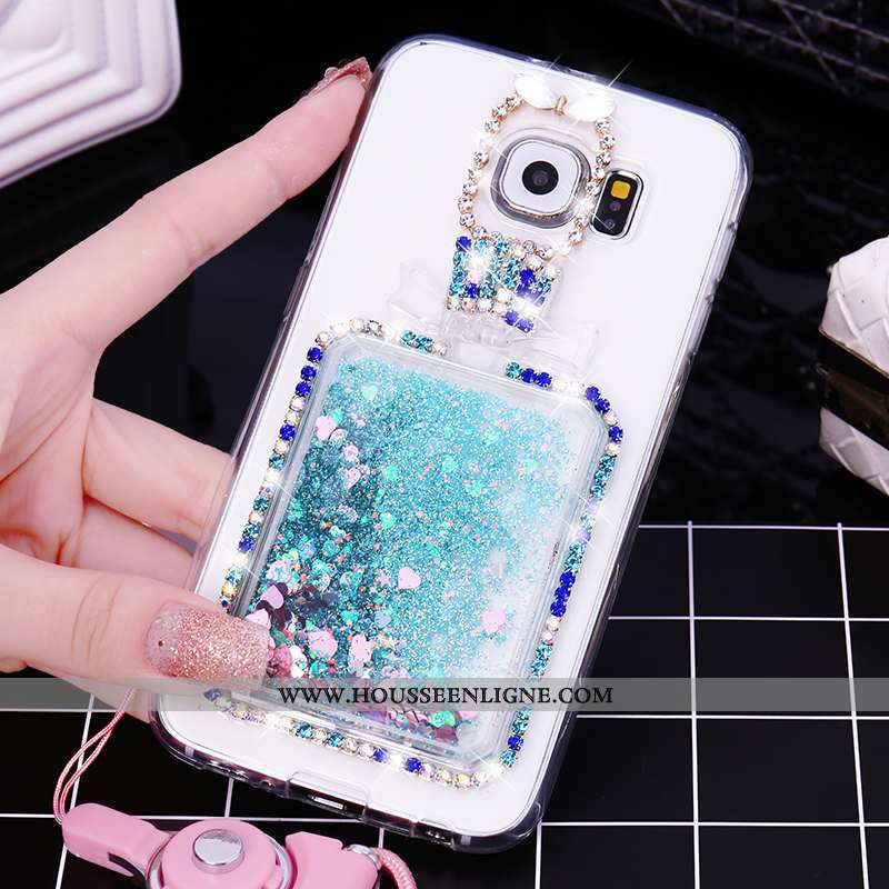 Coque Samsung Galaxy S7 Ornements Suspendus Silicone Étoile Protection Rose Étui