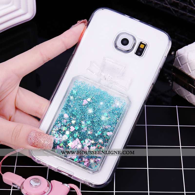 Coque Samsung Galaxy S7 Ornements Suspendus Silicone Étoile Protection Rose Étui