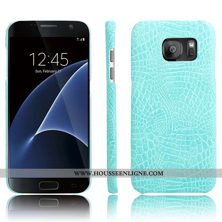 Coque Samsung Galaxy S7 Protection Étoile Noir Téléphone Portable Difficile Étui