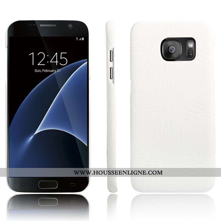 Coque Samsung Galaxy S7 Protection Étoile Noir Téléphone Portable Difficile Étui