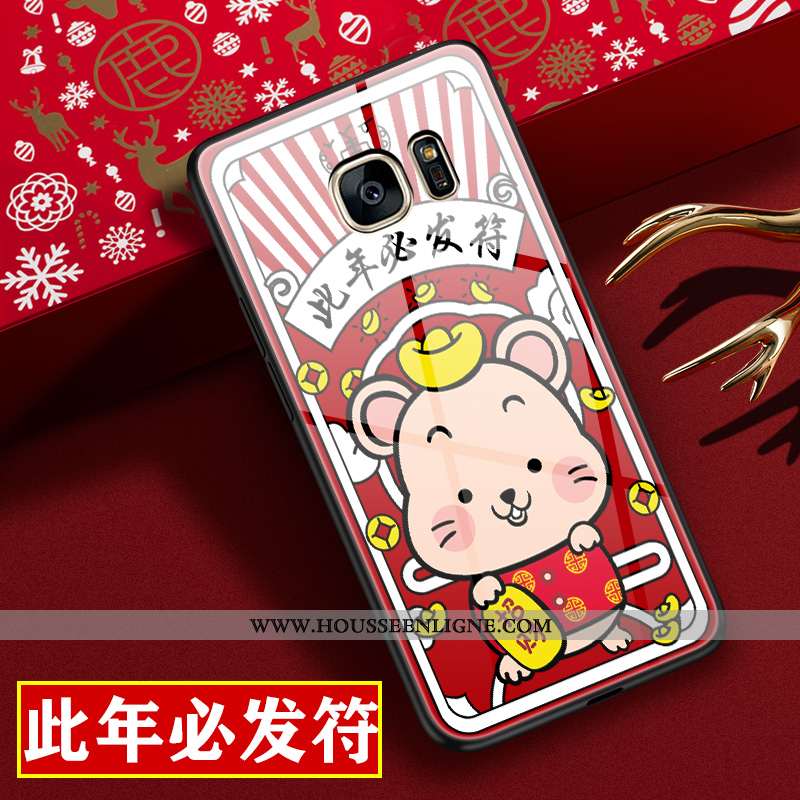 Coque Samsung Galaxy S7 Tendance Protection Incassable Téléphone Portable Dessin Animé Nouveau Rat R