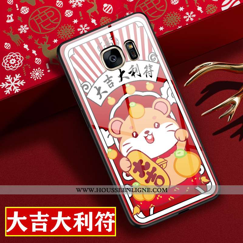 Coque Samsung Galaxy S7 Tendance Protection Incassable Téléphone Portable Dessin Animé Nouveau Rat R
