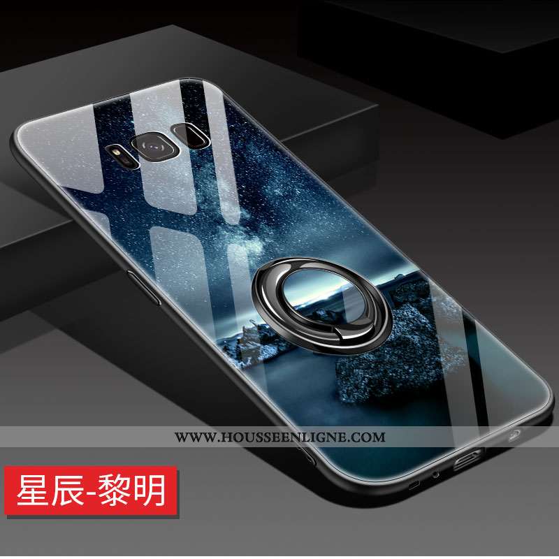 Coque Samsung Galaxy S8 Créatif Ultra Miroir Luxe Étoile Silicone Rouge