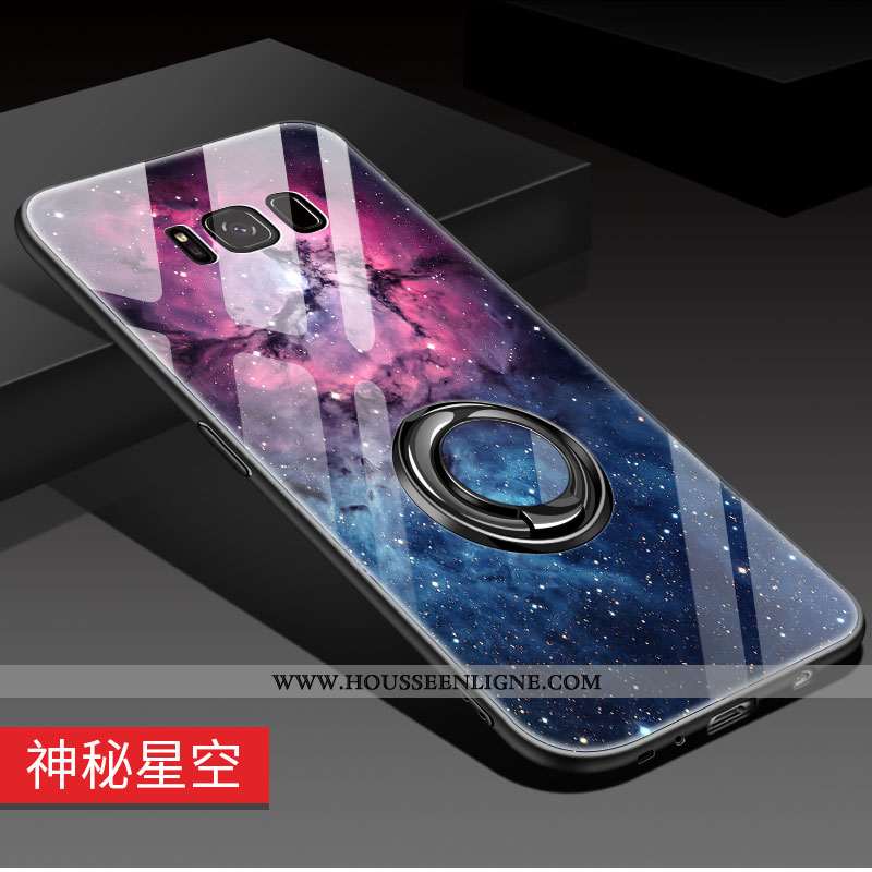 Coque Samsung Galaxy S8 Créatif Ultra Miroir Luxe Étoile Silicone Rouge