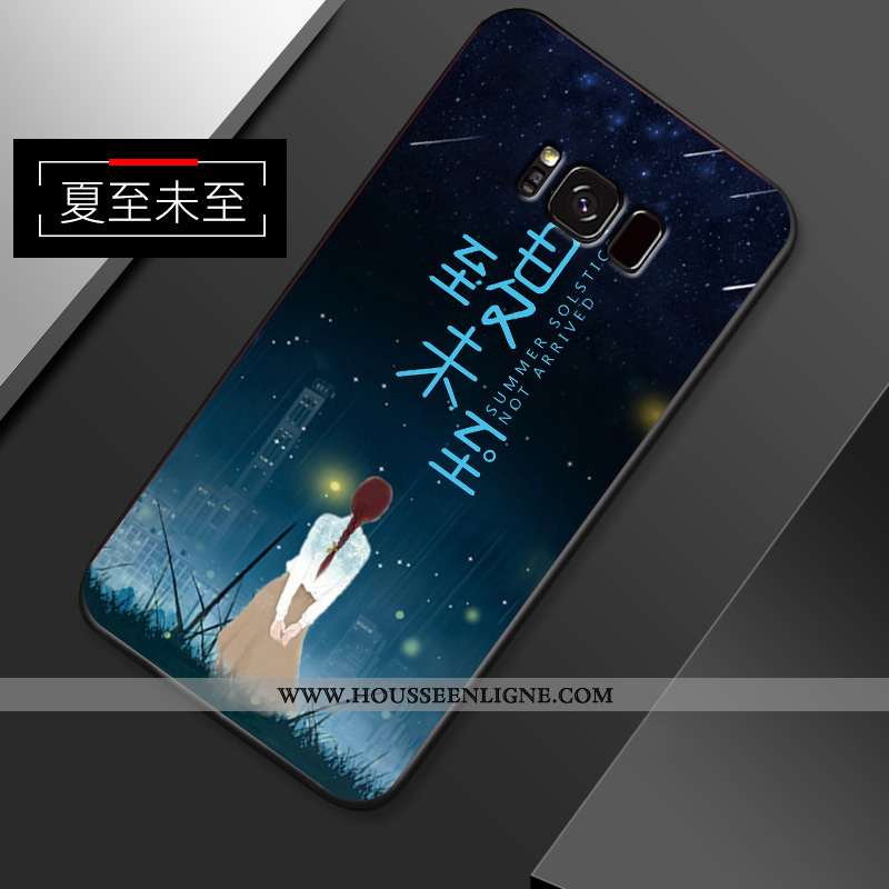 Coque Samsung Galaxy S8+ Fluide Doux Silicone Délavé En Daim Incassable Téléphone Portable Légère Ét