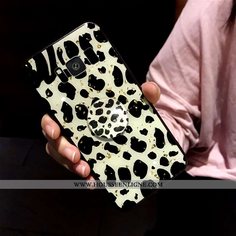 Coque Samsung Galaxy S8+ Protection Tendance Point D'onde Étui Fluide Doux Incassable Rouge