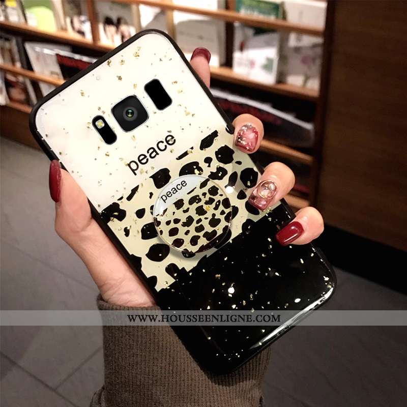 Coque Samsung Galaxy S8+ Protection Tendance Point D'onde Étui Fluide Doux Incassable Rouge