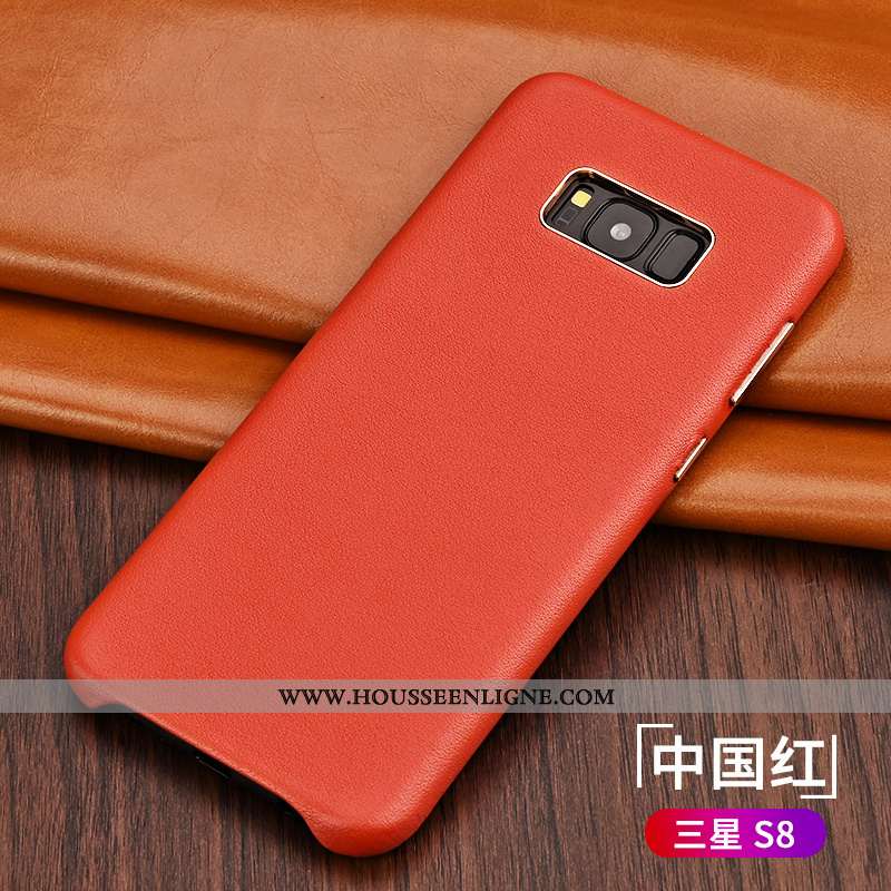 Coque Samsung Galaxy S8 Tendance Légère Nouveau Protection Luxe Téléphone Portable Noir
