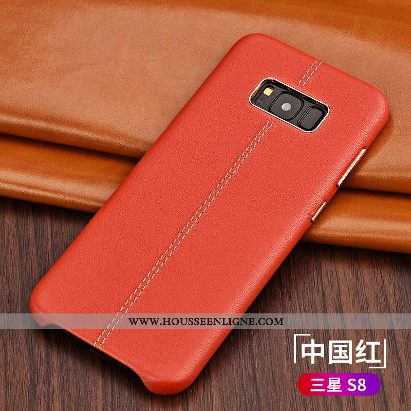 Coque Samsung Galaxy S8 Tendance Légère Nouveau Protection Luxe Téléphone Portable Noir