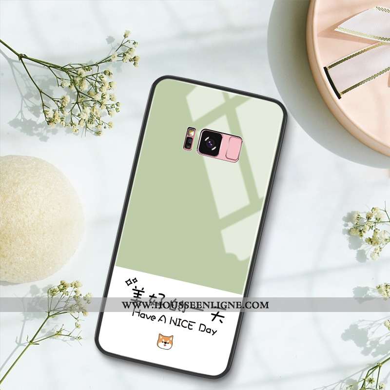 Coque Samsung Galaxy S8 Tendance Silicone Étoile Personnalité Difficile Protection Petit Verte