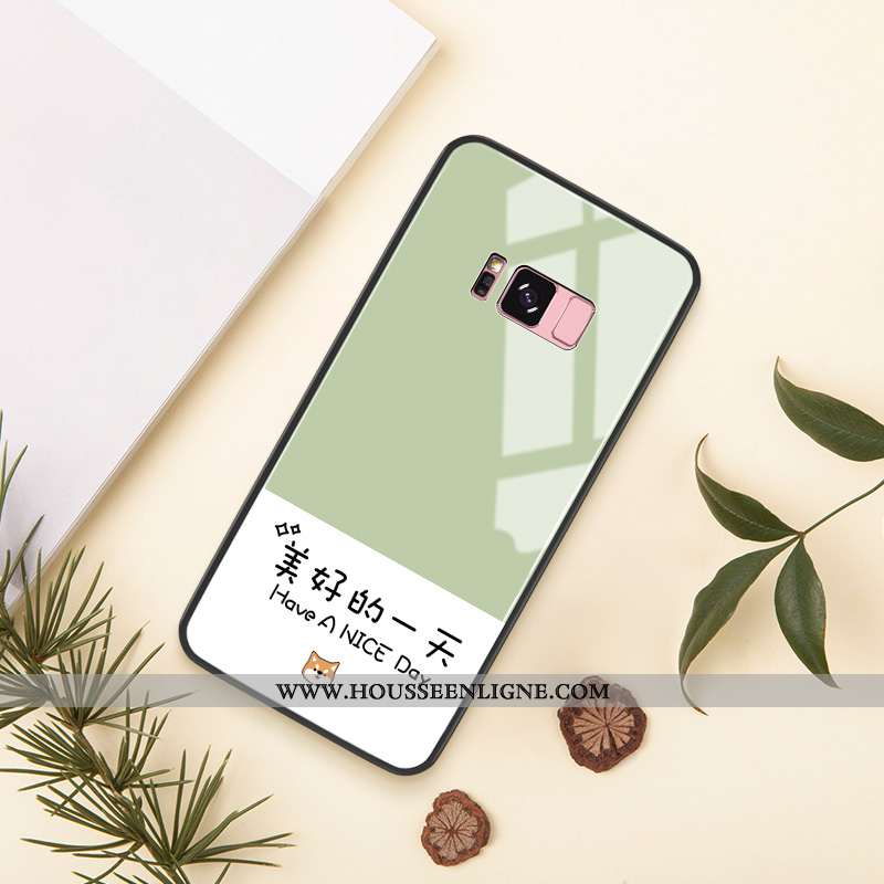 Coque Samsung Galaxy S8 Tendance Silicone Étoile Personnalité Difficile Protection Petit Verte