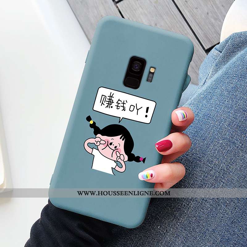 Coque Samsung Galaxy S9 Dessin Animé Charmant Tout Compris Vin Rouge Légère Fluide Doux Bordeaux