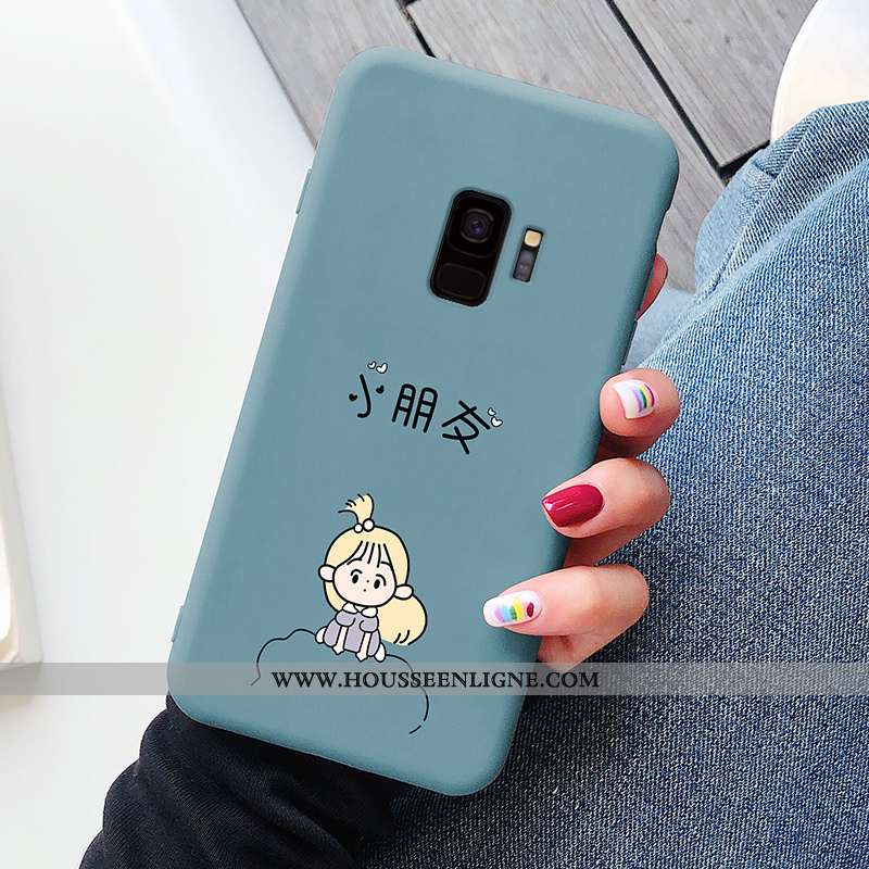 Coque Samsung Galaxy S9 Dessin Animé Charmant Tout Compris Vin Rouge Légère Fluide Doux Bordeaux