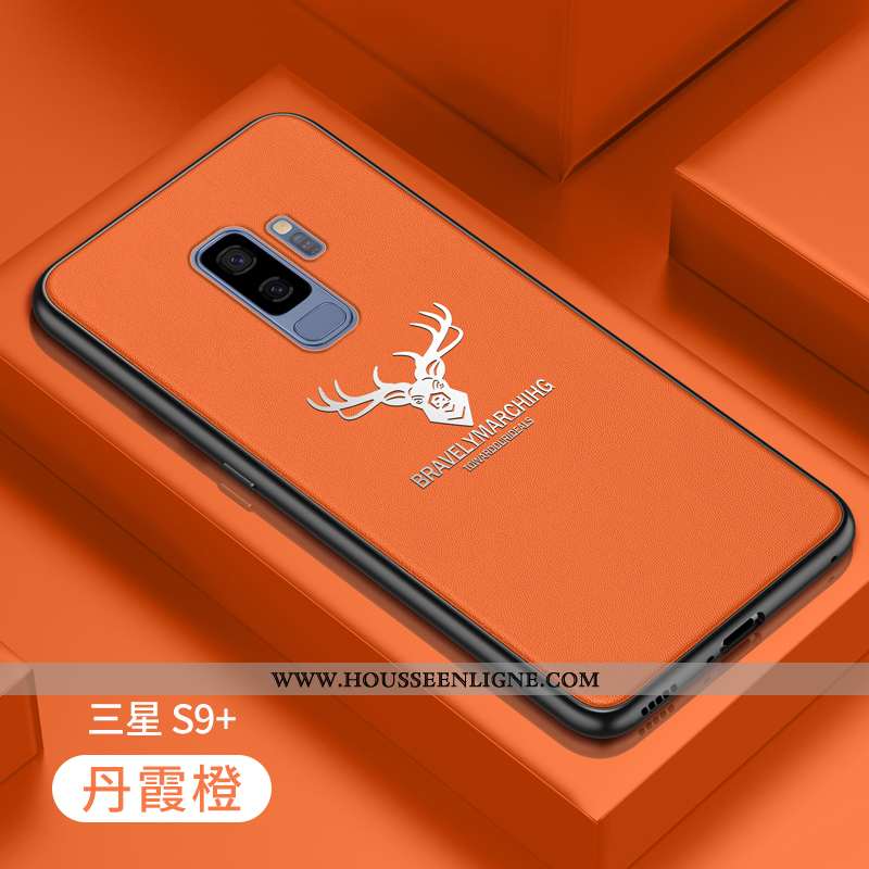 Coque Samsung Galaxy S9+ Fluide Doux Silicone Protection Personnalité Tout Compris Créatif Tendance 