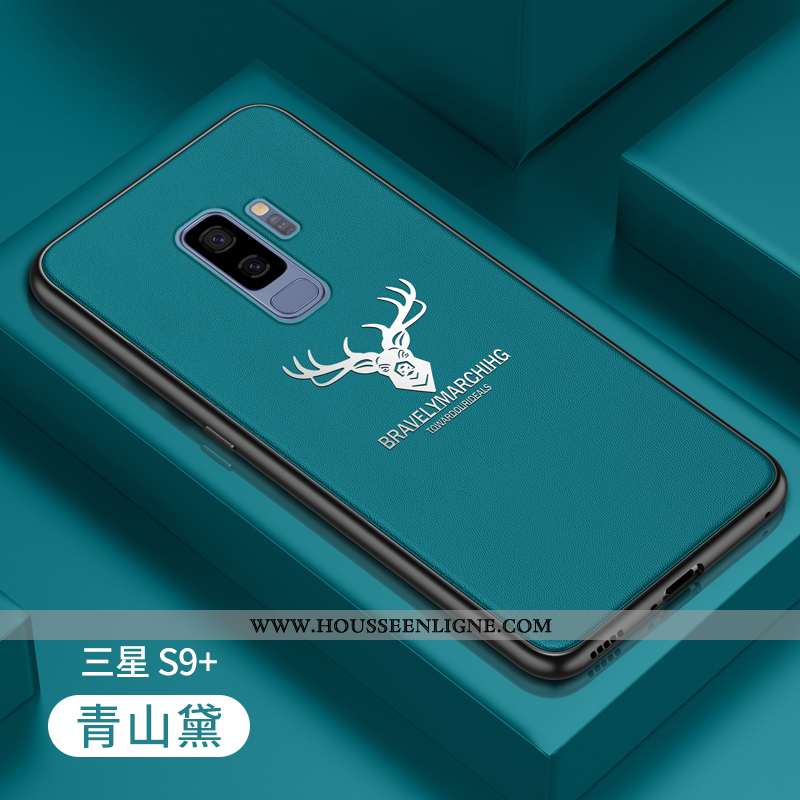 Coque Samsung Galaxy S9+ Fluide Doux Silicone Protection Personnalité Tout Compris Créatif Tendance 