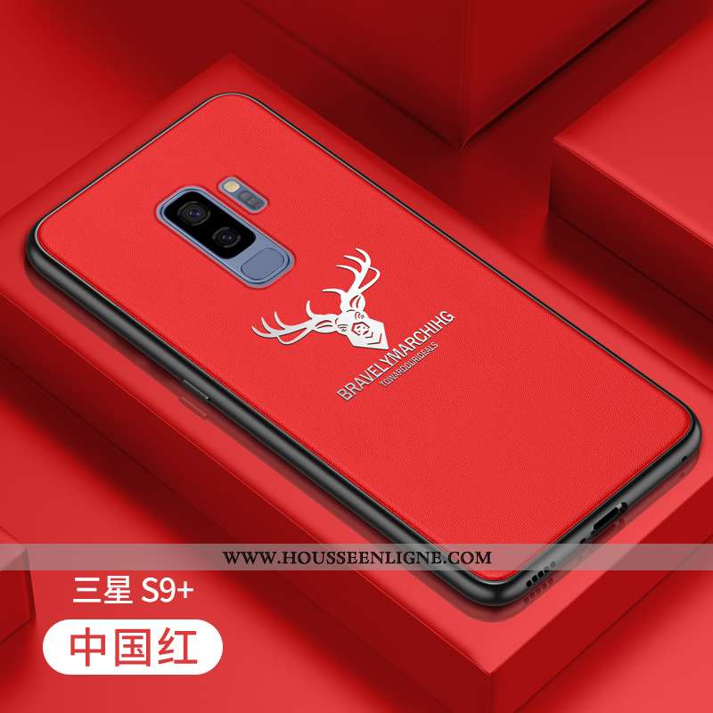Coque Samsung Galaxy S9+ Fluide Doux Silicone Protection Personnalité Tout Compris Créatif Tendance 