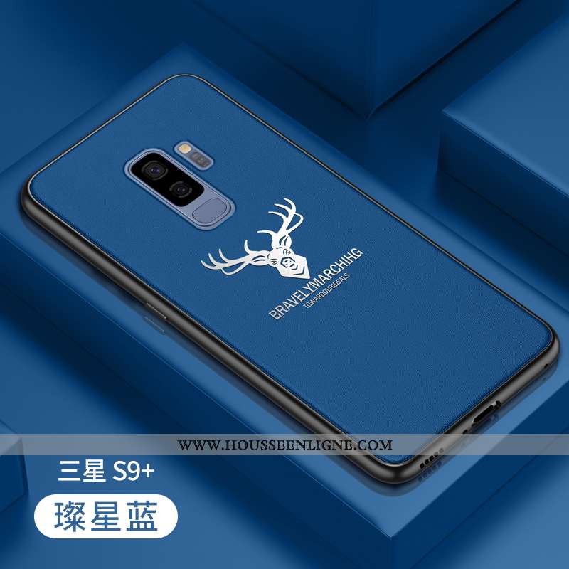 Coque Samsung Galaxy S9+ Fluide Doux Silicone Protection Personnalité Tout Compris Créatif Tendance 