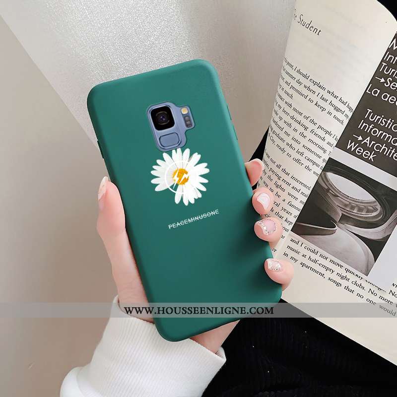 Coque Samsung Galaxy S9 Silicone Délavé En Daim Téléphone Portable Incassable Dragon Personnalité Ve