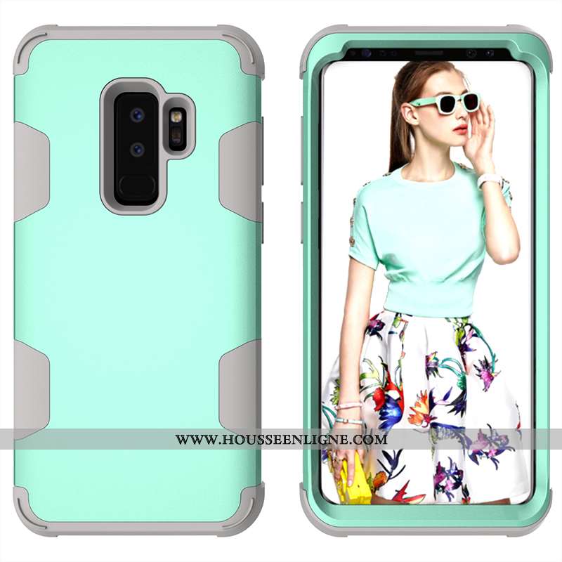 Coque Samsung Galaxy S9+ Silicone Protection Créatif Personnalité Téléphone Portable Tout Compris Ve
