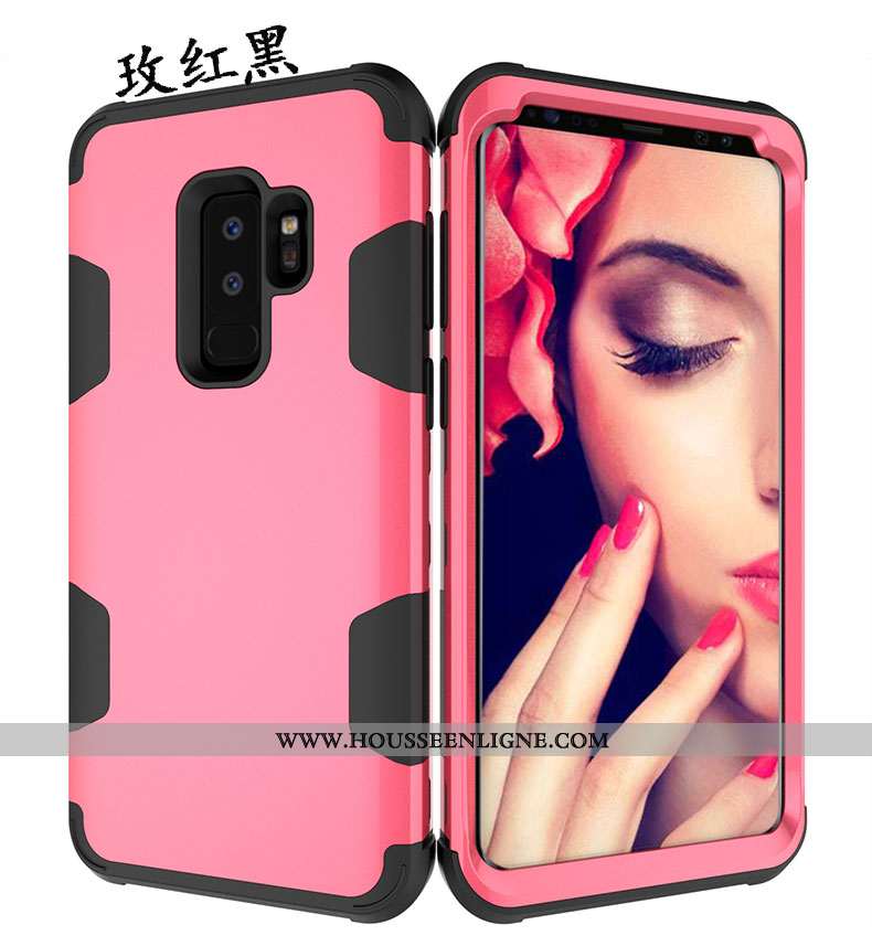 Coque Samsung Galaxy S9+ Silicone Protection Créatif Personnalité Téléphone Portable Tout Compris Ve