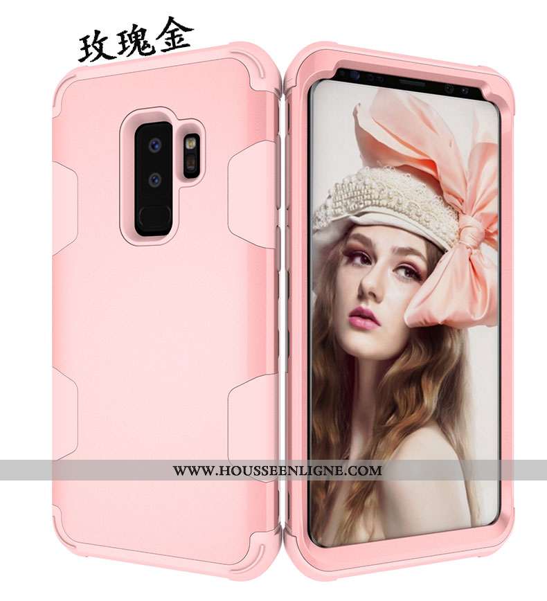 Coque Samsung Galaxy S9+ Silicone Protection Créatif Personnalité Téléphone Portable Tout Compris Ve