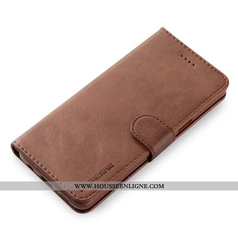 Coque Samsung Galaxy S9 Tendance Cuir Marron Étoile Incassable Tout Compris Étui