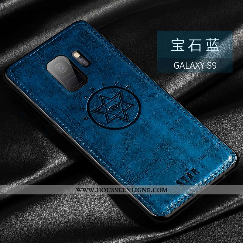 Coque Samsung Galaxy S9 Tendance Légère Nouveau Fluide Doux Protection Étui Mode Marron