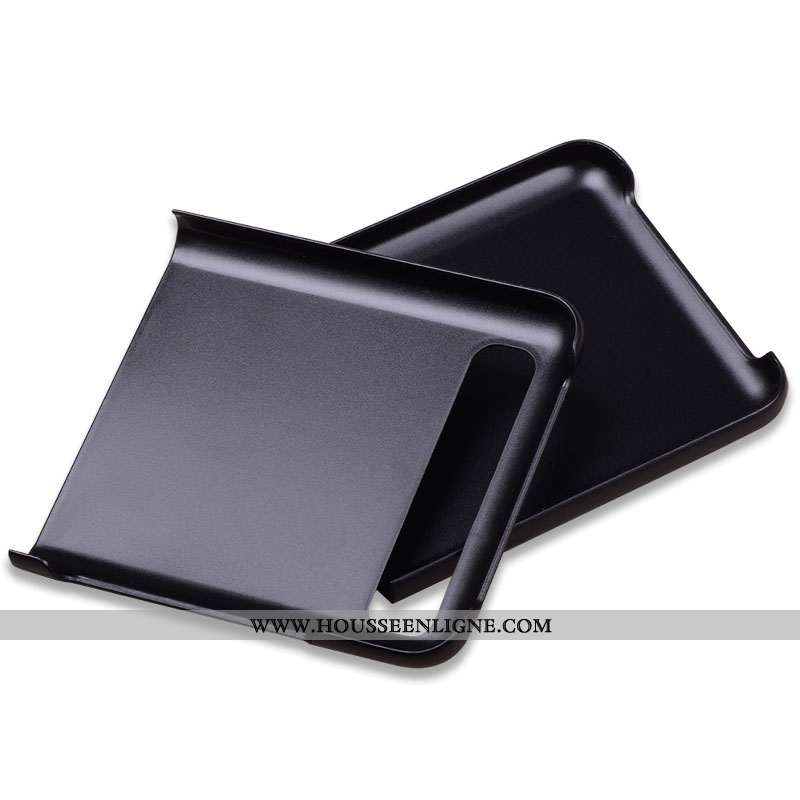 Coque Samsung Z Flip Cuir Véritable Portefeuille Protection Cuir Marron Divisé Incassable