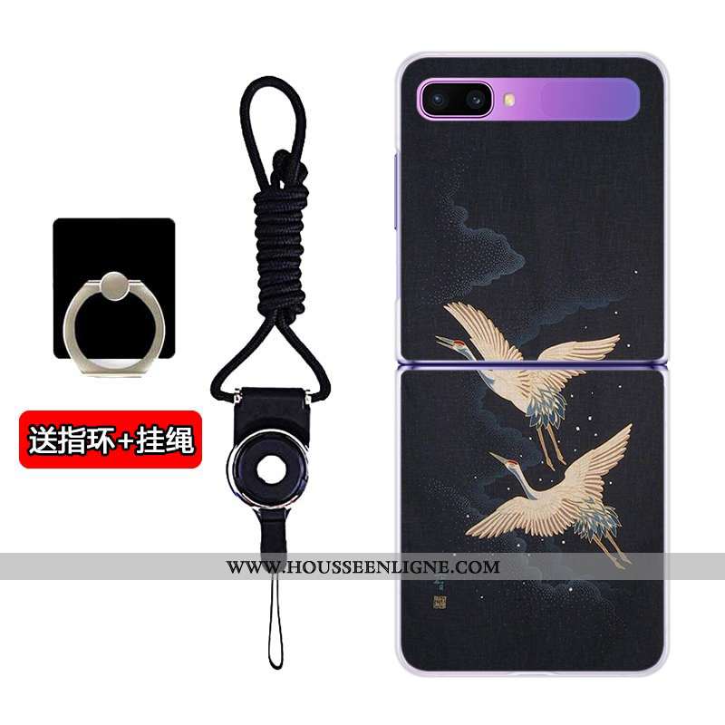 Coque Samsung Z Flip Transparent Dessin Animé Personnalisé Étoile Incassable Plier Téléphone Portabl