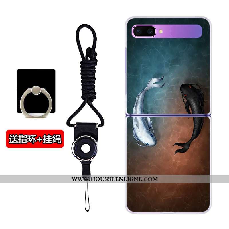 Coque Samsung Z Flip Transparent Dessin Animé Personnalisé Étoile Incassable Plier Téléphone Portabl