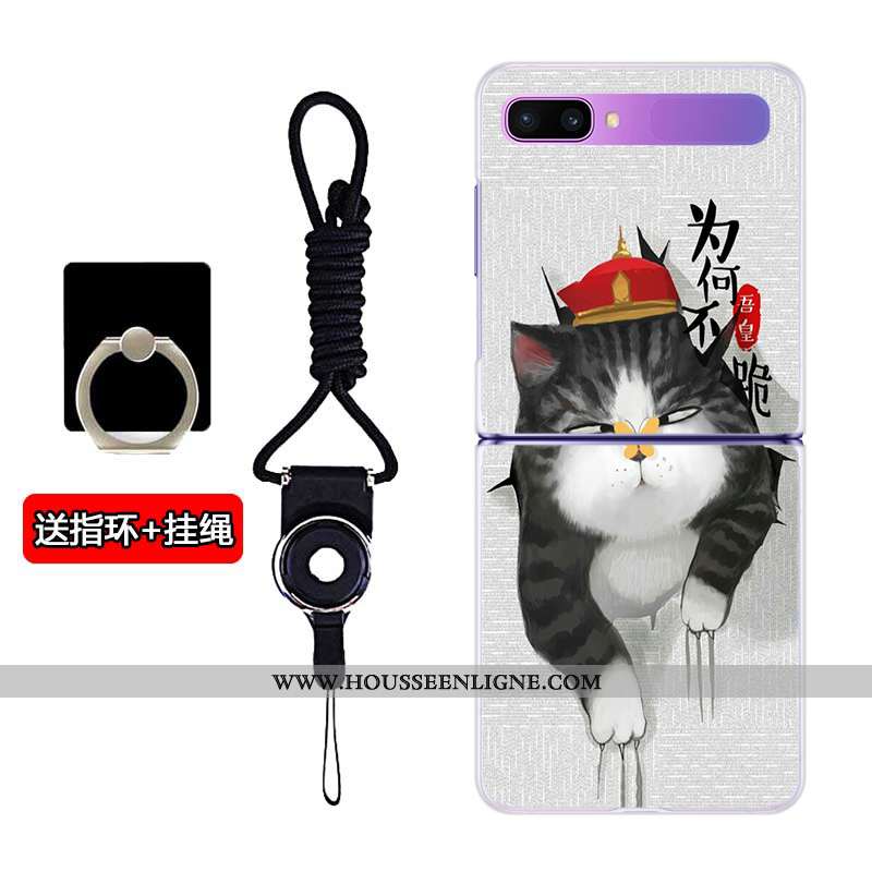 Coque Samsung Z Flip Transparent Dessin Animé Personnalisé Étoile Incassable Plier Téléphone Portabl