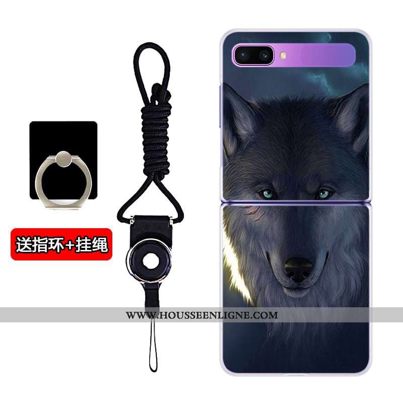 Coque Samsung Z Flip Transparent Dessin Animé Personnalisé Étoile Incassable Plier Téléphone Portabl