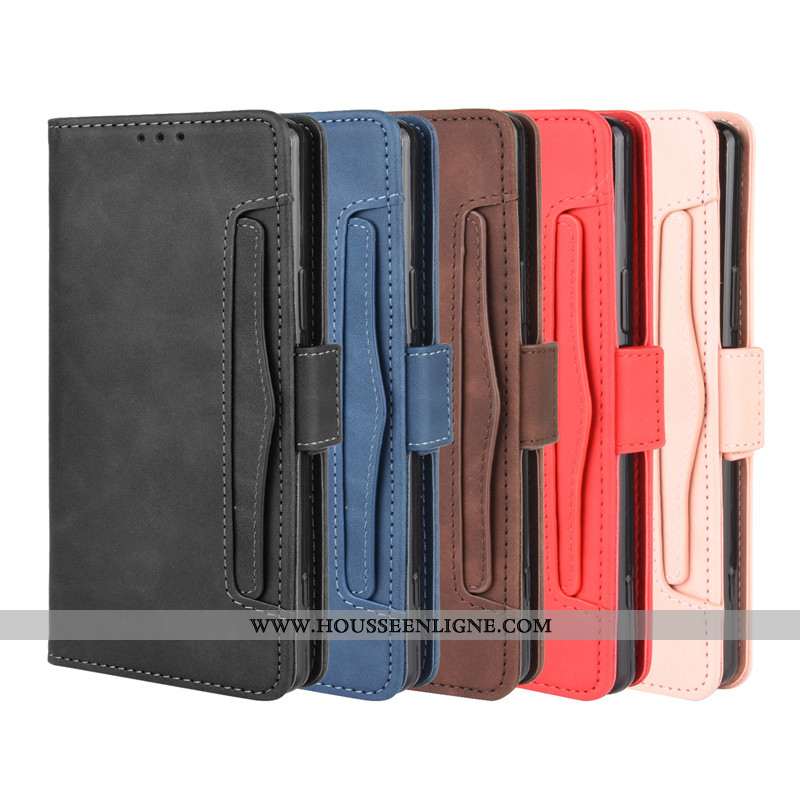 Coque Sony Xperia 1 Ii Fluide Doux Protection Cuir Housse Étui Téléphone Portable Noir