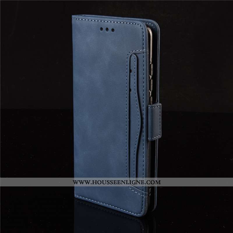 Coque Sony Xperia 1 Ii Fluide Doux Protection Cuir Housse Étui Téléphone Portable Noir