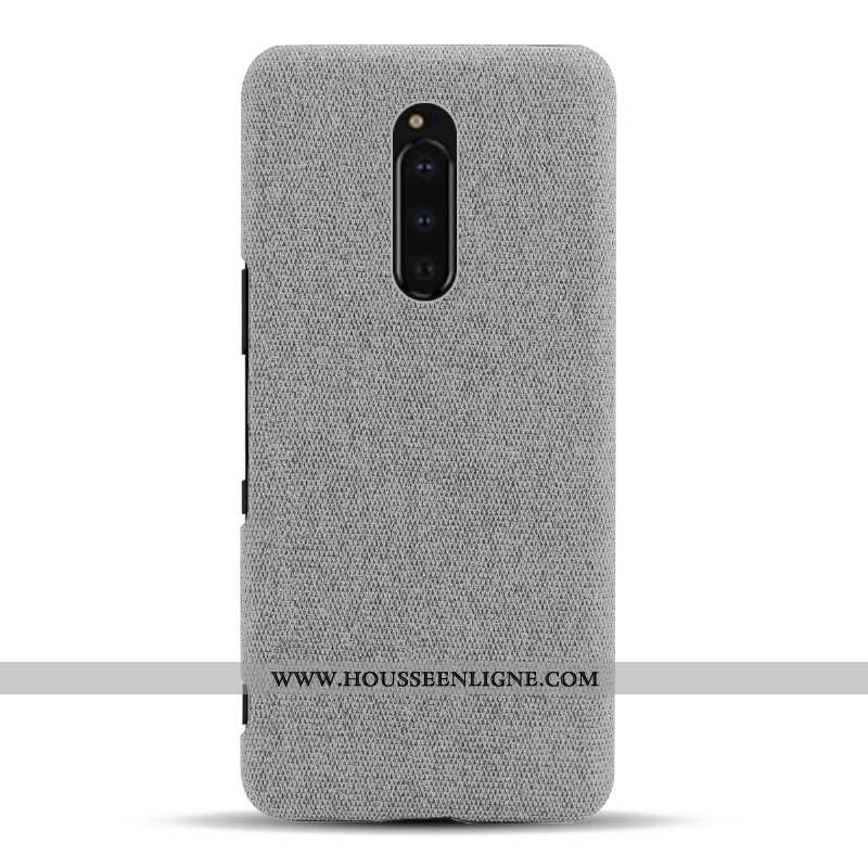 Coque Sony Xperia 1 Protection Légère Légères Étui Gris Téléphone Portable