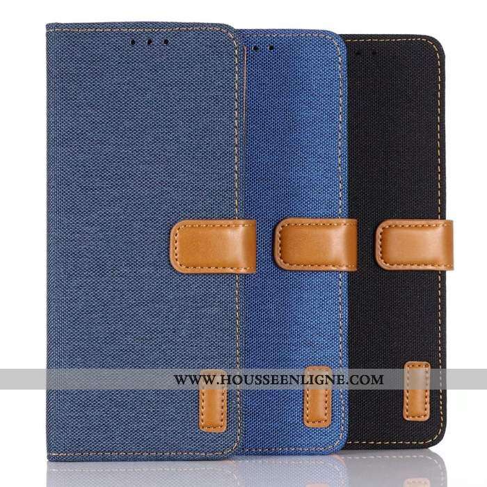Coque Sony Xperia 10 Cuir Protection Étui Difficile Téléphone Portable Incassable Bleu