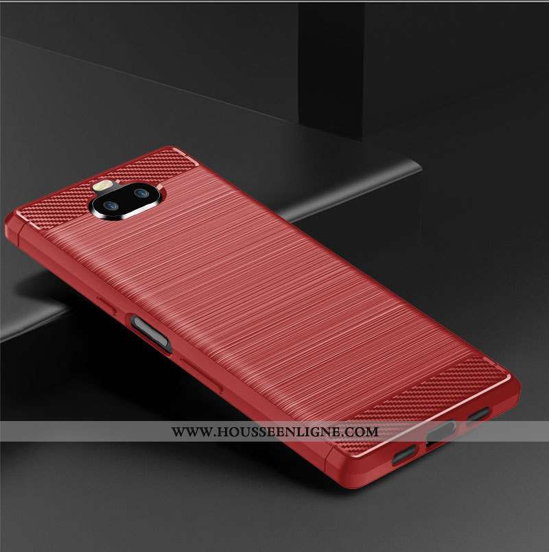 Coque Sony Xperia 10 Fluide Doux Protection Incassable Étui Téléphone Portable Tout Compris Bleu Mar