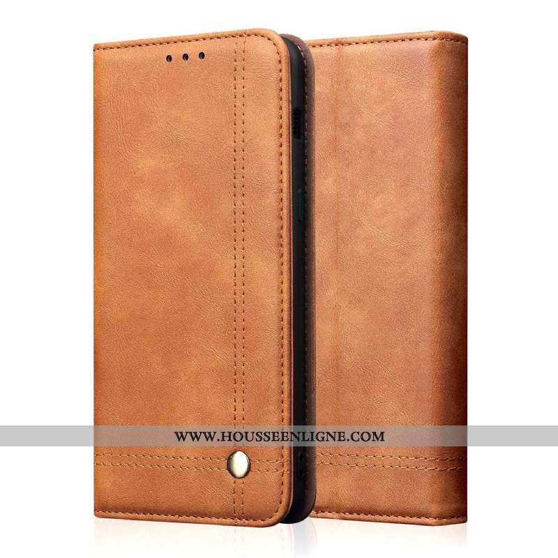 Coque Sony Xperia 10 Modèle Fleurie Protection Portefeuille Carte Cuir Téléphone Portable Marron