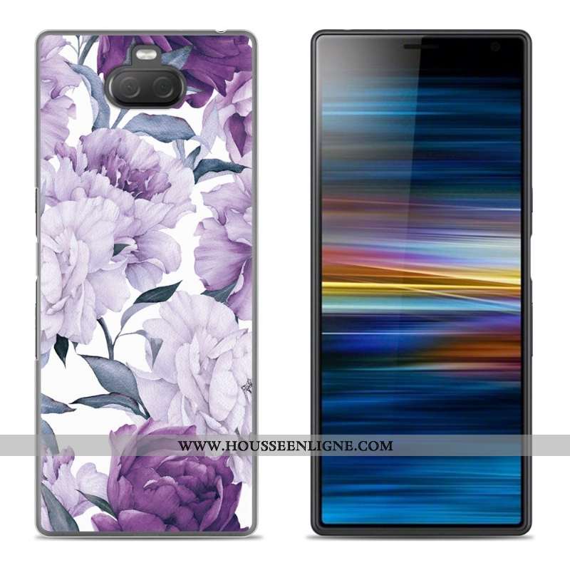 Coque Sony Xperia 10 Plus Silicone Créatif Vert Fluide Doux Téléphone Portable Étui Verte