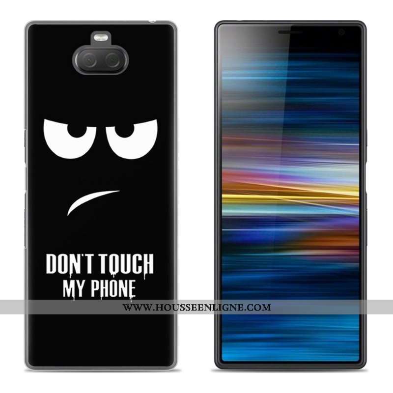Coque Sony Xperia 10 Plus Silicone Créatif Vert Fluide Doux Téléphone Portable Étui Verte