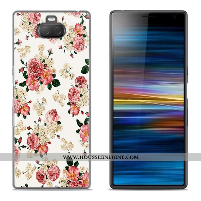 Coque Sony Xperia 10 Plus Silicone Créatif Vert Fluide Doux Téléphone Portable Étui Verte