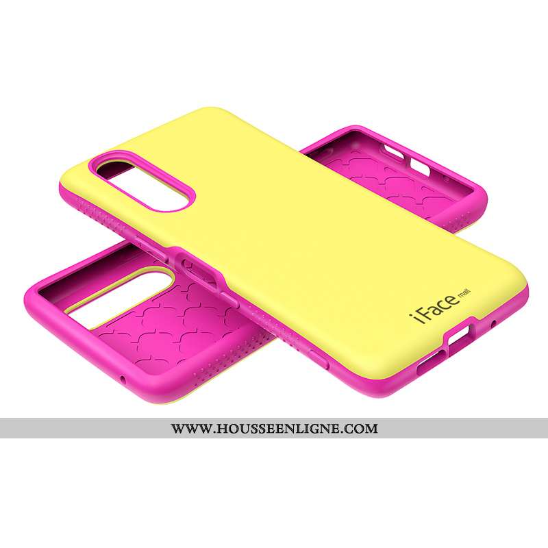 Coque Sony Xperia 5 Délavé En Daim Téléphone Portable Incassable Jaune Dragon Difficile
