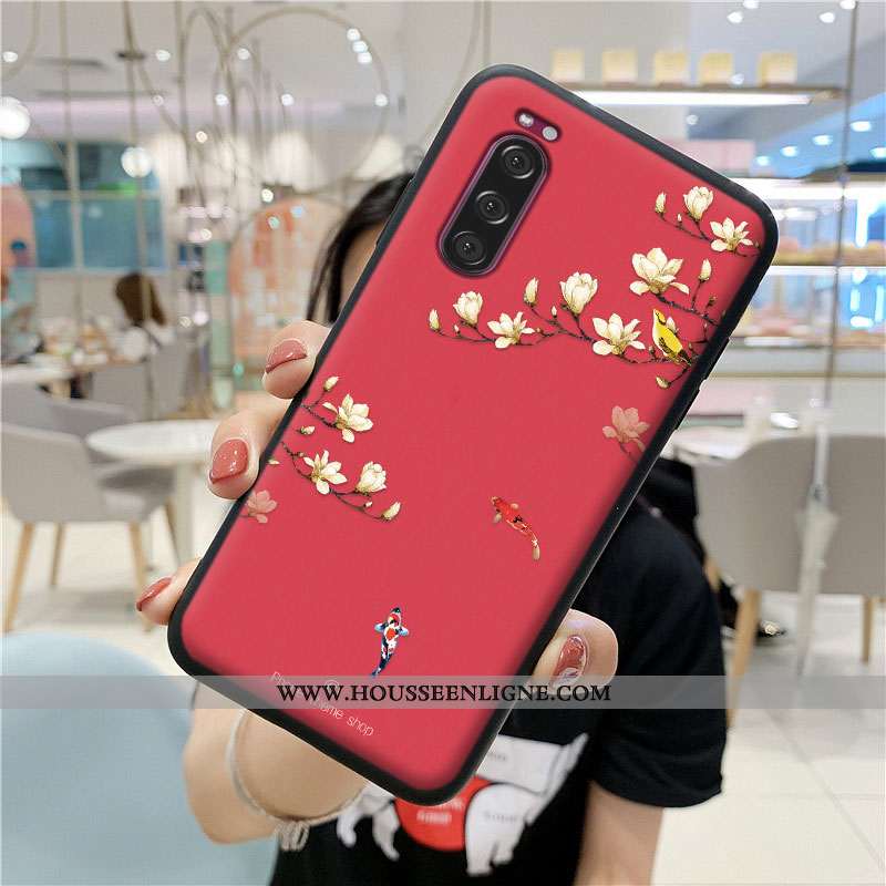 Coque Sony Xperia 5 Légère Protection Bleu Marin Tout Compris Étui Ultra Bleu Foncé