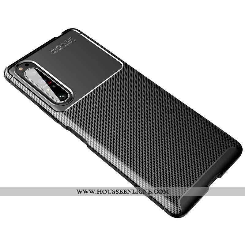 Coque Sony Xperia 5 Protection Délavé En Daim Noir Fluide Doux Incassable Fibre Modèle Fleurie