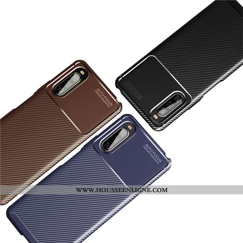 Coque Sony Xperia 5 Protection Délavé En Daim Noir Fluide Doux Incassable Fibre Modèle Fleurie