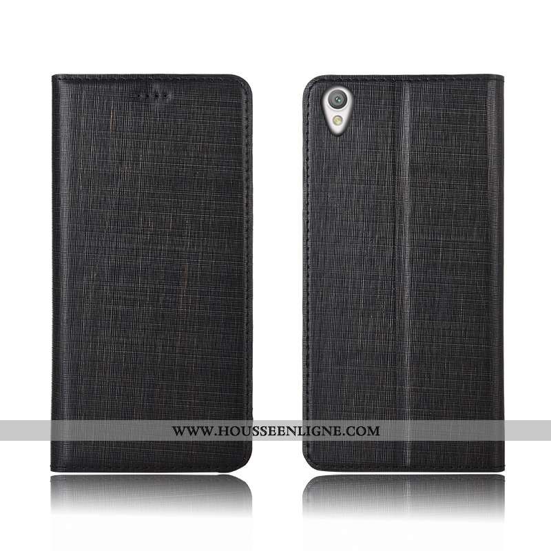 Coque Sony Xperia L1 Fluide Doux Silicone Tout Compris Cuir Nouveau Bleu